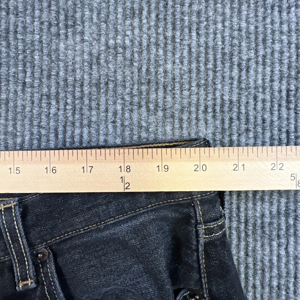 Levi's 501 Straight Leg Jeans Men's Size 46x32 (40x28) Button Fly Blk Wash Denim